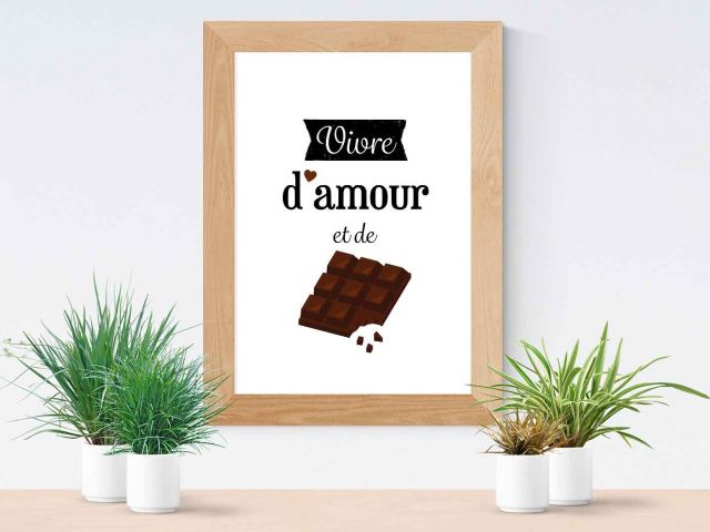 Image Vivre d'amour et de chocolat