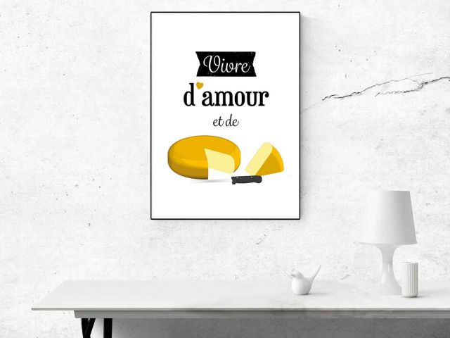 Image Vivre d'amour et de fromage